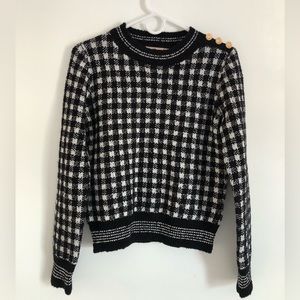 Philosophy Sweater with gold detail